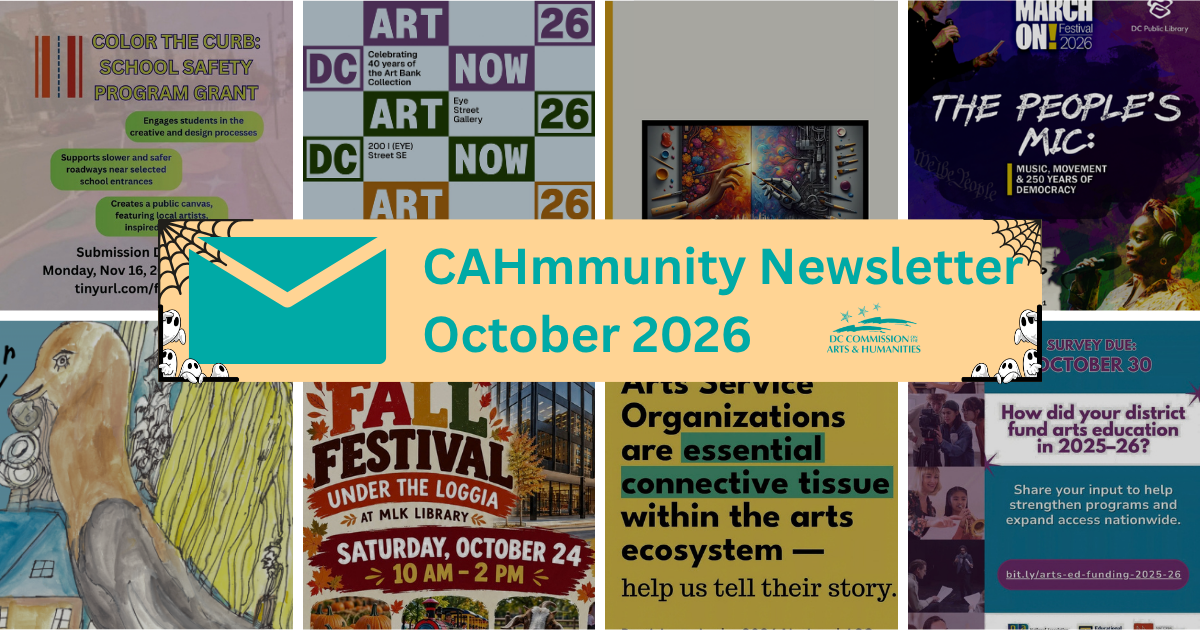 Newsletter banner with thumbnails from the different content shared this month