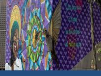 Photo of a mural Nourishing and Flourishing-with Delight, by Eric Ricks Photo of a mural Nourishing and Flourishing-with Delight by Eric Ricks